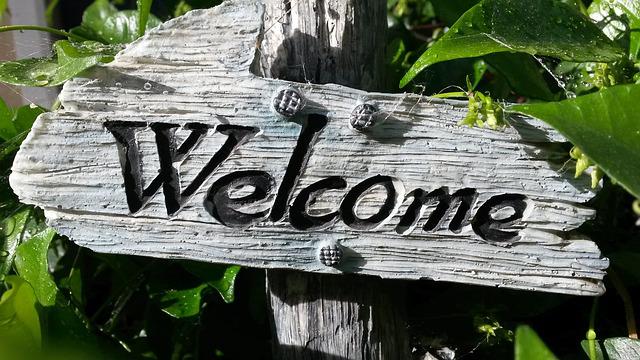 Image of welcome sign